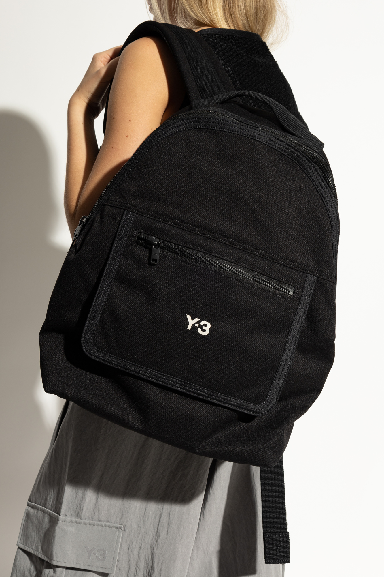 Y-3 Backpack with Printed Logo | Men's Bags | Vitkac